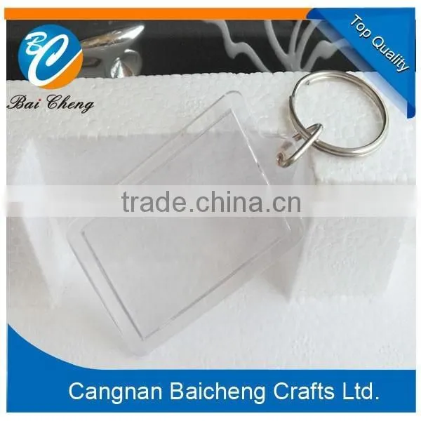 Clear Blank Acrylic Keychain Supplies Custom Design and Logo With Quick Delivery and High Quality for Sale/goods Stocked photo-6