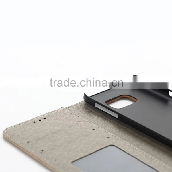 Retro Wood Leather Stand Shockproof Case for Samsung Galaxy s7 photo-6