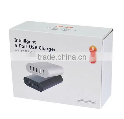 5 USB Ports Smart Adapter 5v 10a USB Portable Charger 50w for Camera/mobile Phone photo-3