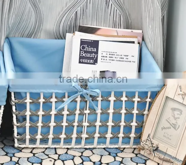 Simple Clean Handmade Cheap Jute Storage Basket photo-3