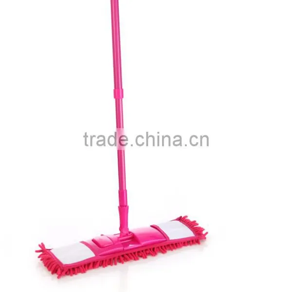 Microfiber Chenille Flat Floor Mop photo-5