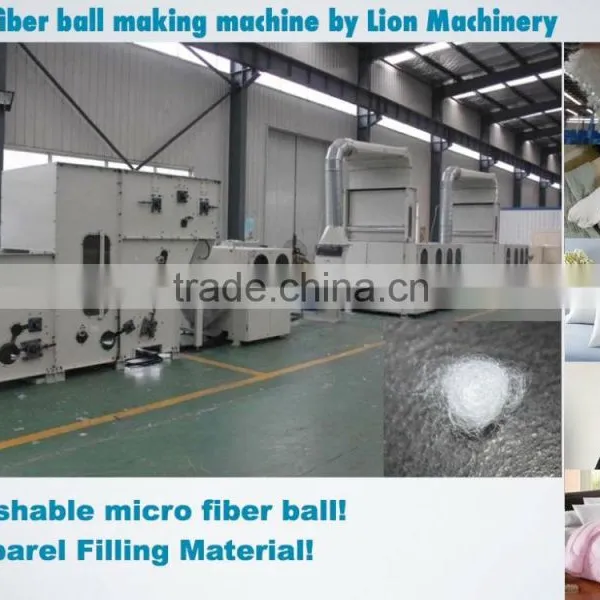 Washable Synthetic Down-like Fiber Ball Cluster Fill for Garment Jacket Bedding Pillow photo-4