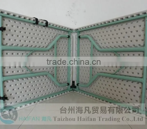High Quality Plastic Folding 8 Seater Dining Table/hot Sell Price of Plastic Dining Table for Restaurant photo-6