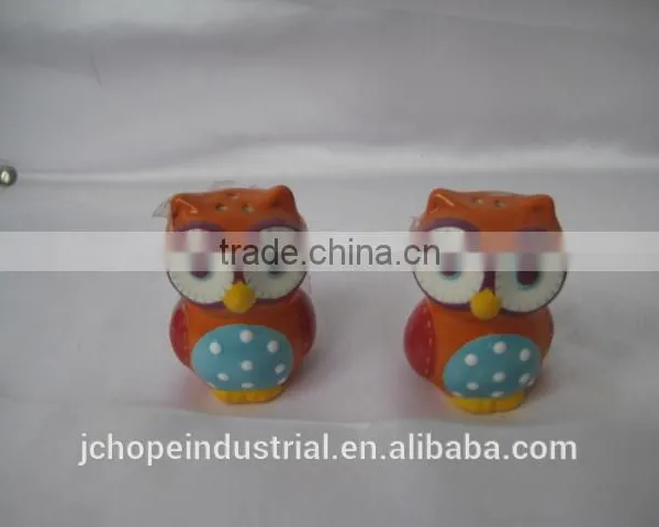 Owl Ceramic Salt and Pepper Shaker