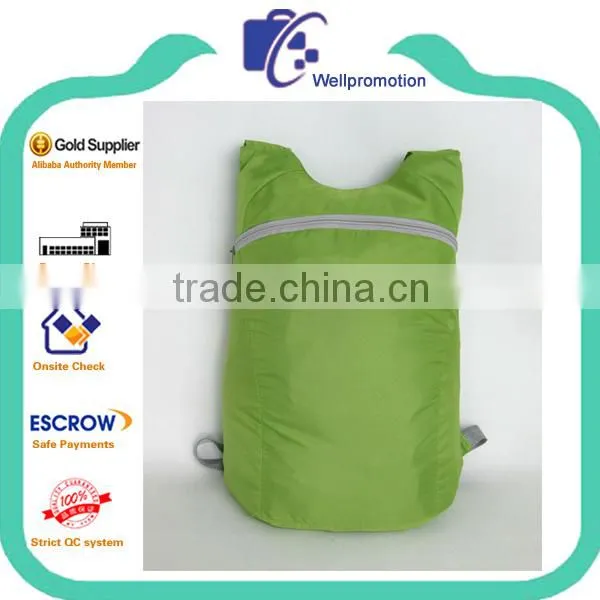 Soft Polyester Fold Waterproof Backpack photo-2