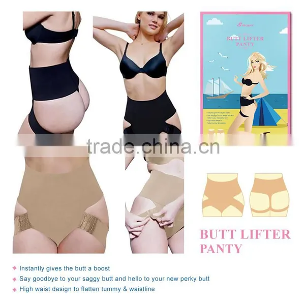 S-SHAPER Hot Sale Women`s Seamless Butt Lifter New Push Up Panty Butt Enhancer Waist Control Shapewear photo-4