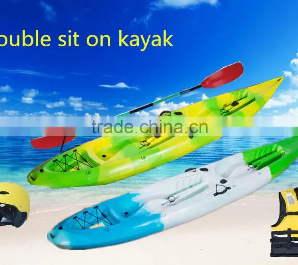 Cheaper Double Sit on Top Plastic Kayak.ocean Kayak ,plastick Kayak ,sea Kayak photo-5