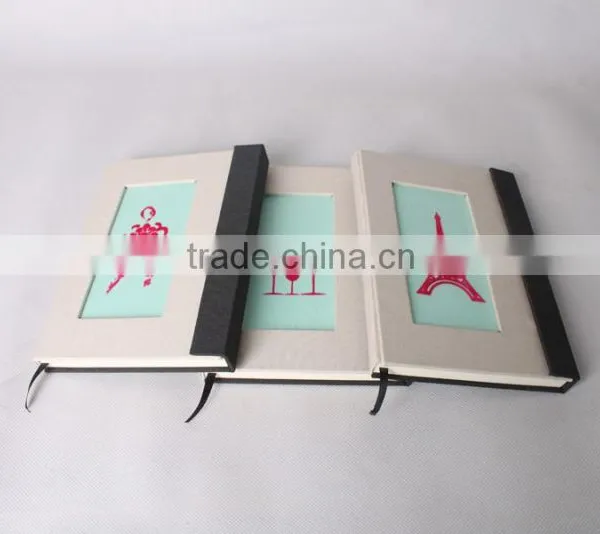 Fabric Cloth Note Books Printing Wholesale Spiral Notebook Paper Notebook Custom Made Print photo-3
