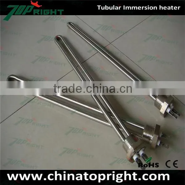 Topright High Quality Customsized Stainless SS304 Steel Flange Immersion Tubular Heater photo-2