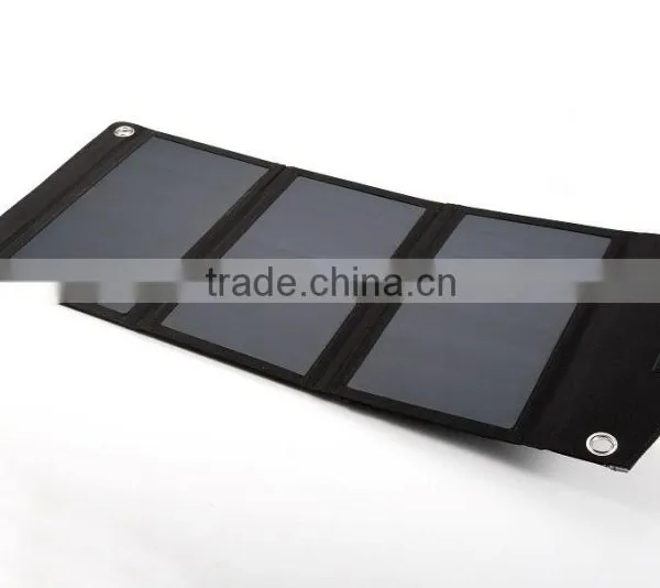 Foldable Solar Charger 14w Outdoor Portable Solar Panel Charger Usb Battery Charging for Phone Power Bank Computer photo-3
