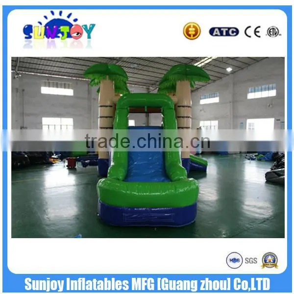 2016 Hot Sale Inflatable Palm Tree Castle Slide High Quality Combo photo-3