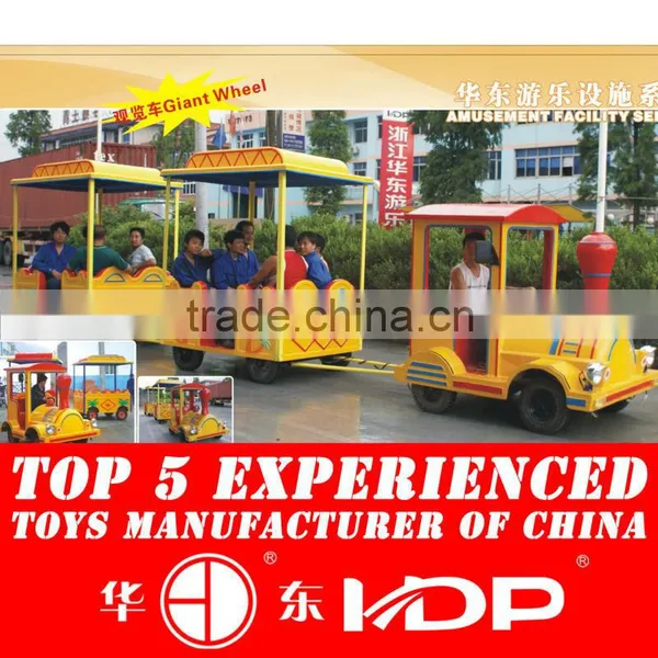 14 seat trackless train