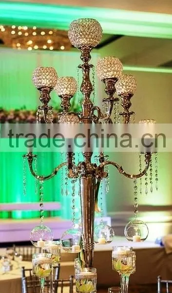 Wedding Centerpieces Candelabra,5 Light Candelabra for Wedding Decor photo-5