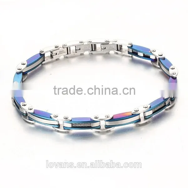 Hot Sell Cheap Stainless Steel Adjustable Bangle Bracelets For Men photo-3