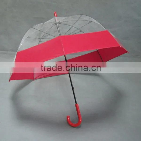 Plastic Dome Transparant Umbrella U Shape Umbrella photo-4