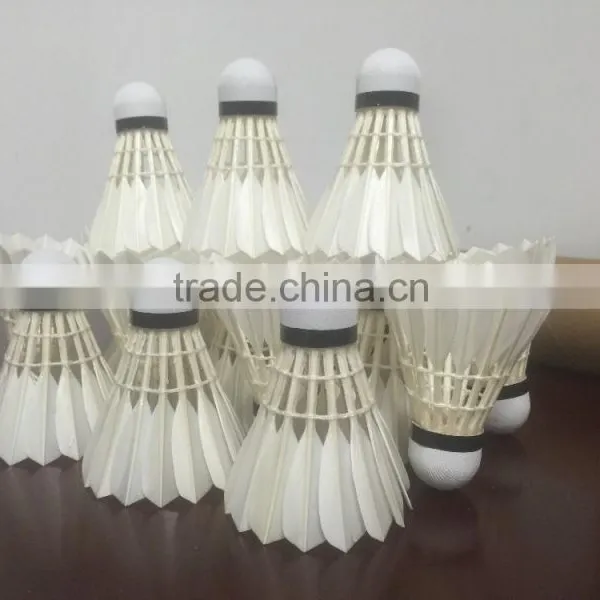 Topest Class Best Hand Feeling Goose Feather Badminton Shuttlecock Quality AS 50 for Tournament Badminton Shuttlecock photo-4