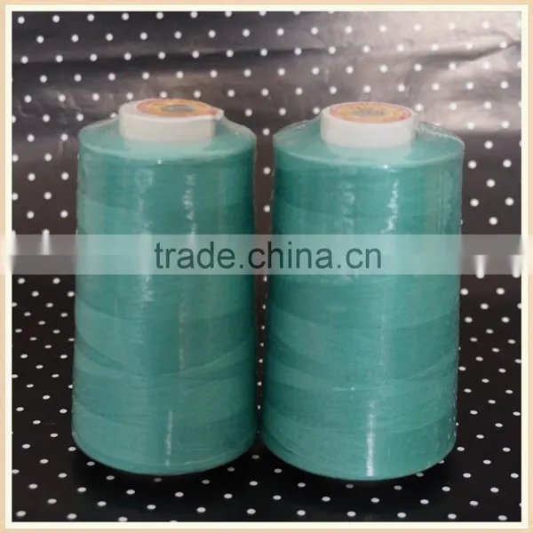 Hubei Factory Dyed 100% Cone Virgin Yizheng Polyester Spun Sewing Thread photo-4