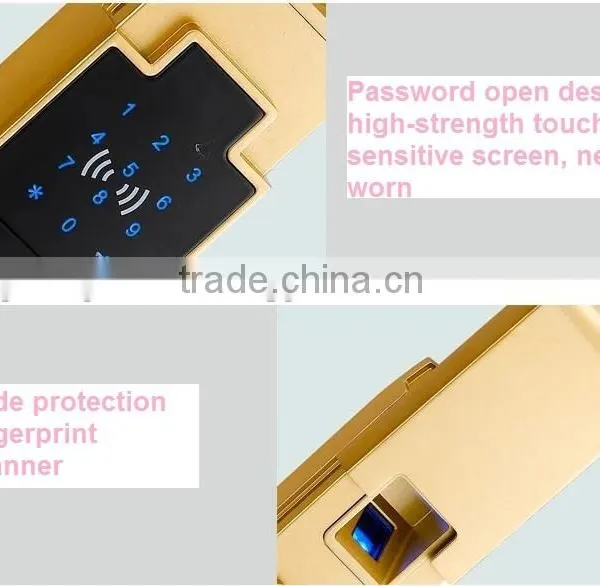 Hotel Door Lock System Price Self Locking Door Lock With Remote Control Optional photo-4