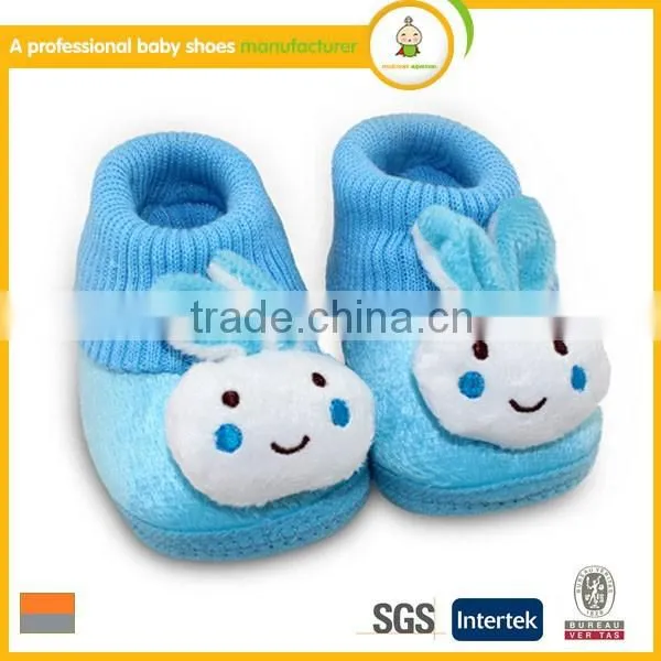 Hot Sale High Quality Cute Lovely Rabbit Pattern Boy Girl Comfortable Soft Sole Warm Winter House Baby Walking Shoes photo-5