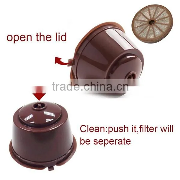 Customize Hot Sale Refillable Dolce Gusto Coffee Compatible Capsule Pod photo-5