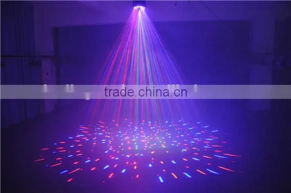 MixLEDLaser 8*3W White LED Strobe + 5*3W RGBWY LED Effect + 150mW RG 8Gobo Laser Light | 3 in 1 Led Lights Laser photo-4