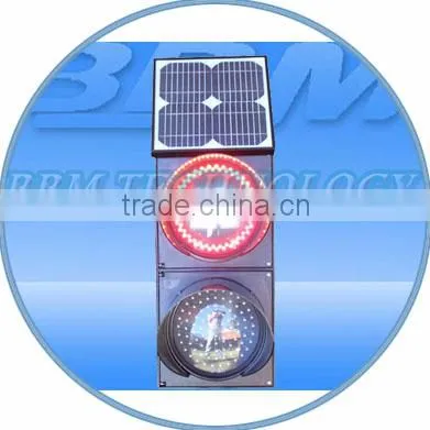 Environmentally-friendly Solar Led Traffic Light With 5mm LED photo-2
