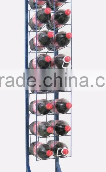 Supurmarket Advertisng Metal Floor Standing/ Soda Bottle Display Rack photo-4