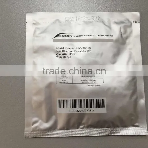 Fat Freezing Manufacturer 3 Different Size Anti Freeze Membrane For Cryolipolysis Machine Body Shaping photo-3