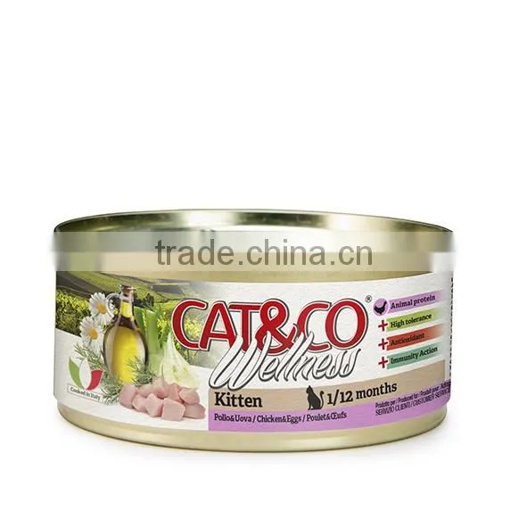 Wet Food Kitties, High Quality, Chicken Cat&Co Wellness