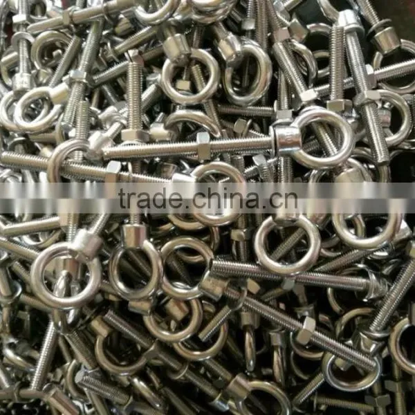 Factory Manufacturer Stainless Steel SS304/316 Rigging Weld Long Eye Bolt photo-3