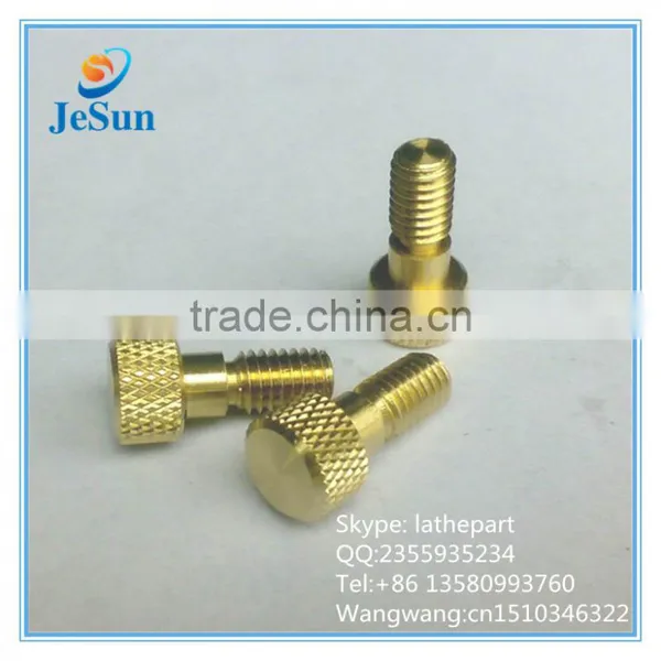 China Factory Supplier Brass Flat Head Hex Screw M6,brass Shoulder Screw photo-3