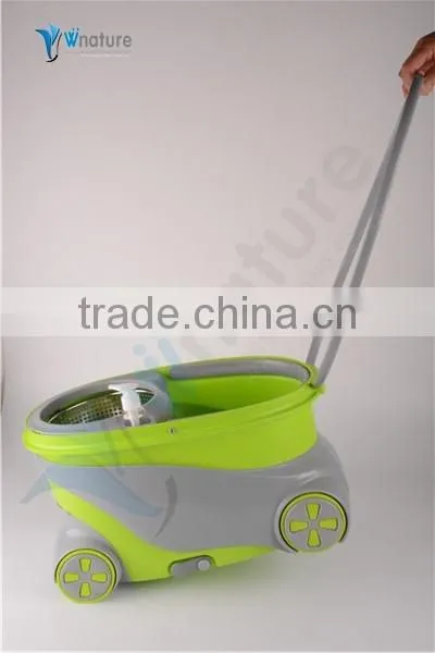 Easy Going Mop and Power Saving Spin Mop With Two Wheels photo-4