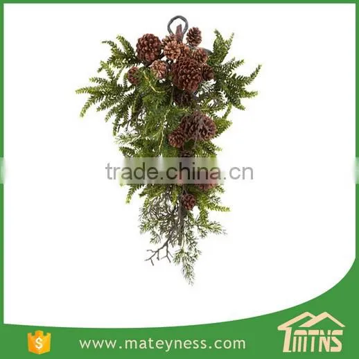Artificial Outdoor Christmas Swag Lights Decoration photo-6
