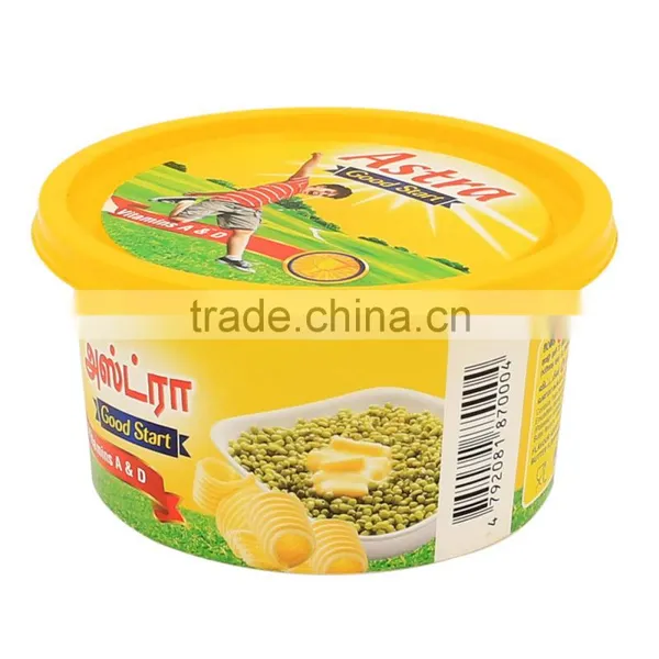 250ml IML Plastic Butter Cups,Food Packaging Container, Dairy Packaging Box With Logo. photo-2