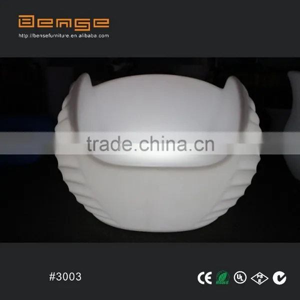2016 New Hug Curve Sofa Plastic LED Sofa photo-4