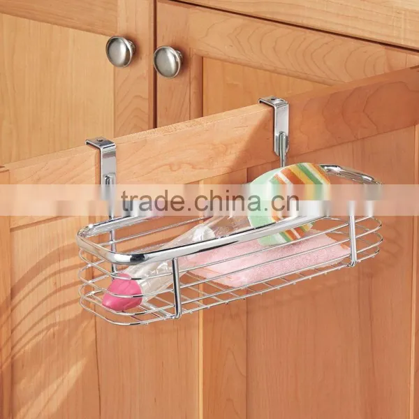 Metal Storage Organizer Basket Over the Cabinet Door Storage Basket photo-5