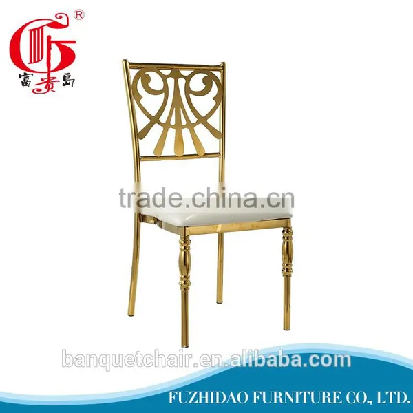 Foshan Furniture Market High-class Brief Stainless Steel Chair for Sale photo-2