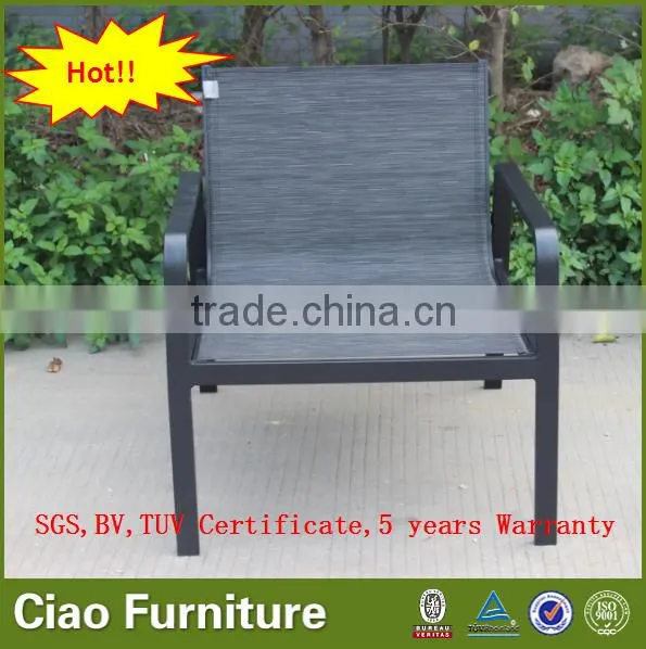 Garden Mesh Chair Furniture Outdoor Aluminium Arm Chair photo-2