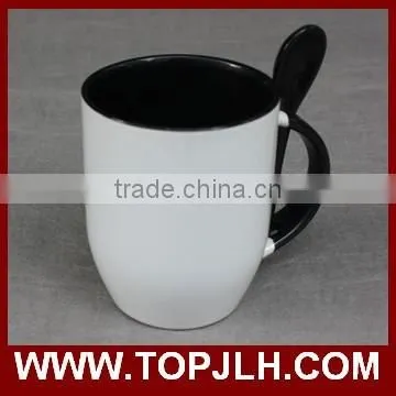 Personalized Multi Color Double Colored Coffee Mug With Spoon Sets photo-6