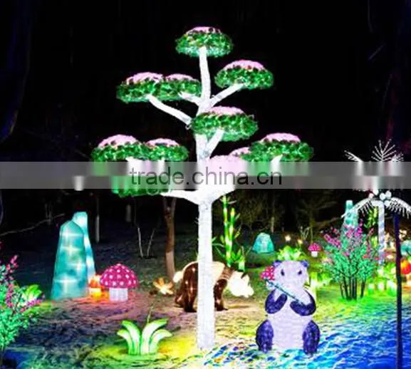 Led Lighting Colourful Shinning Tree Man Made Fake Led Tree photo-3