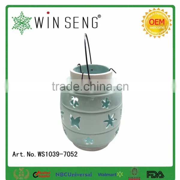 Personalized Ceramic Craft Candle Holder of Jar Shape photo-4