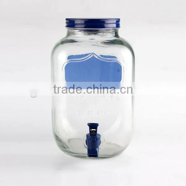 Circleware Colorful 5L Yorkshire Glass Beverage Drink Dispenser photo-6
