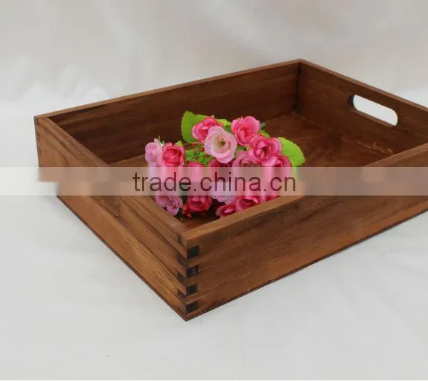 Mosaic Solid Wood Serving Tray photo-2