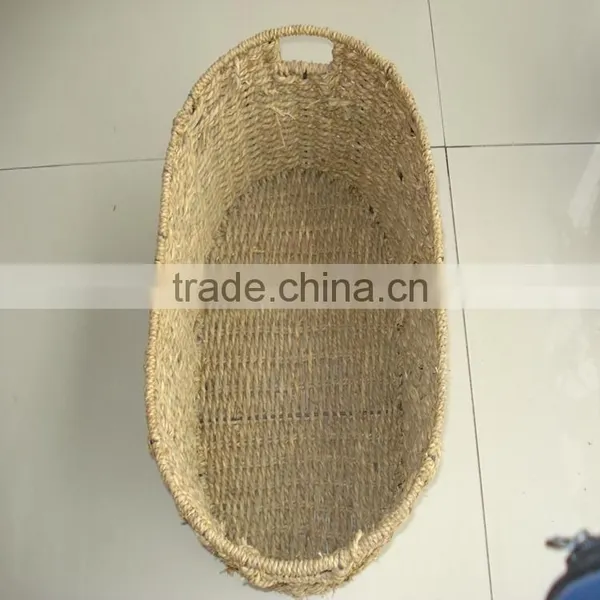 Oveal Hand Woven Seagrass Basket photo-5