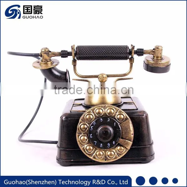 Custom Business Gift Resin Retro Telephone Factory