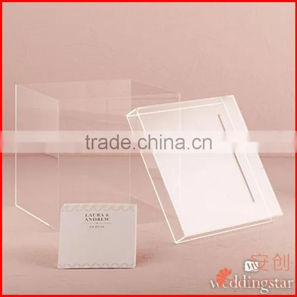 Custom Acrylic Wedding Invitation Card Box photo-2