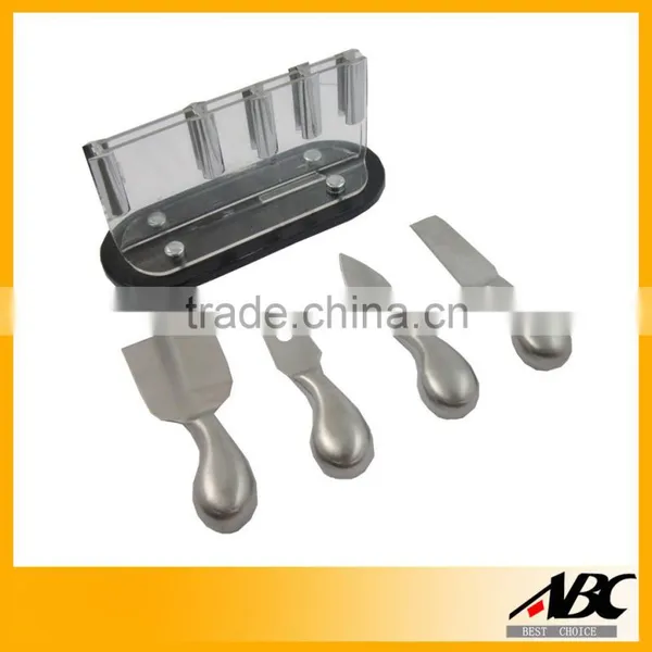 Good Quality Wooden Handle 3pcs Cheese Sets photo-6