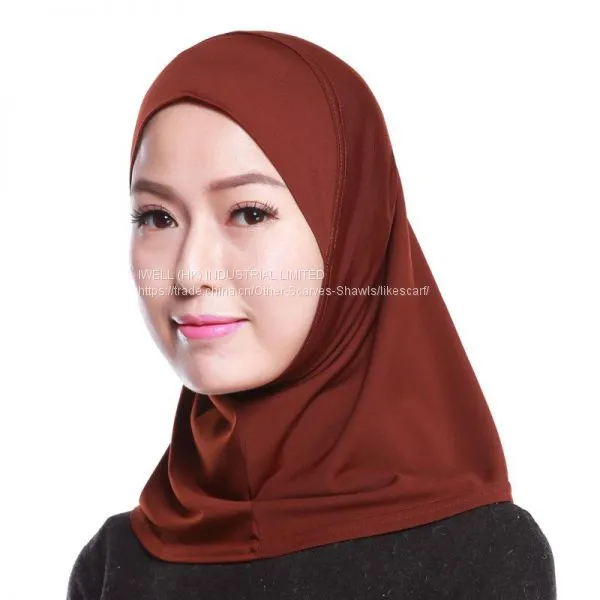 Soft Spring Autumn Plain Color Muslim Hijab Scarf Supplier photo-3