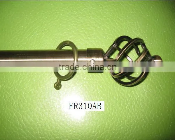 More Experience Produce All Kinds of Curtain Rod With Fashionable Finals,rings Brackets photo-2