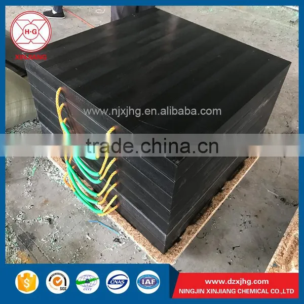 Hot Sale Black/yellow Lorry Crane Outrigger Pad photo-4